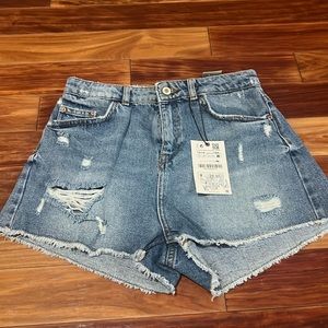 Zara Girls Denim Shorts